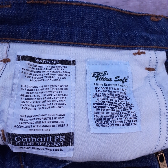Cathartt flame resistant indura ultra soft jeans - Picture 7 of 11